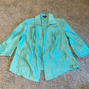 Notations woman mint color blazer, size 1X